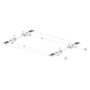 Holman Drop Down HD Aluminum Ladder Rack Kit Double Ram ProMaster Standard Roof Model 4PLADD