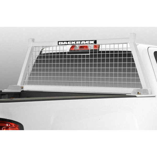 BACKRACK SAFETY White Finish Frame Rack Only Fits Chev/GMC/Ram/Ford/Toyota/Nissan/Mazda Model 10200W