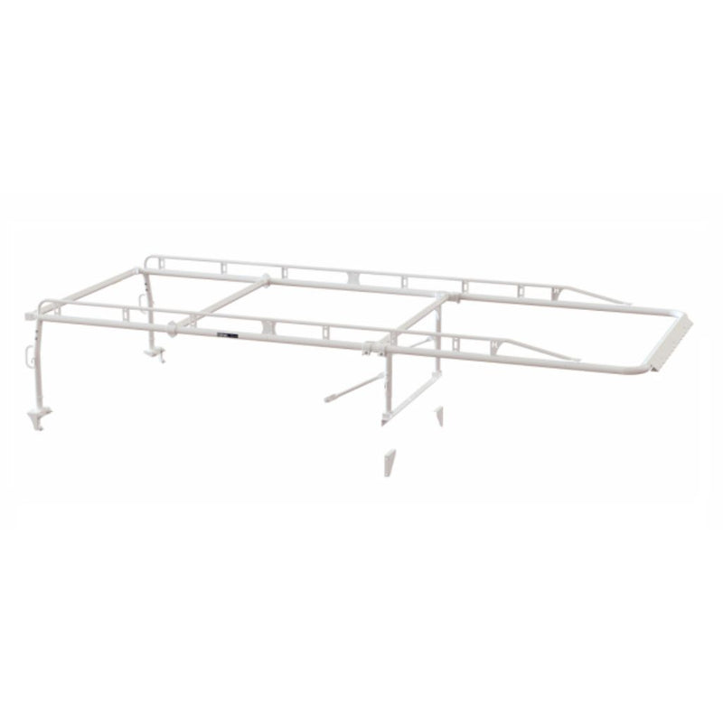 Holman Pro Rack Full Kit - Service Bodies, 8' Body, Extended Cab/9' Body, Standard Cab, White Model 2SBS8EW