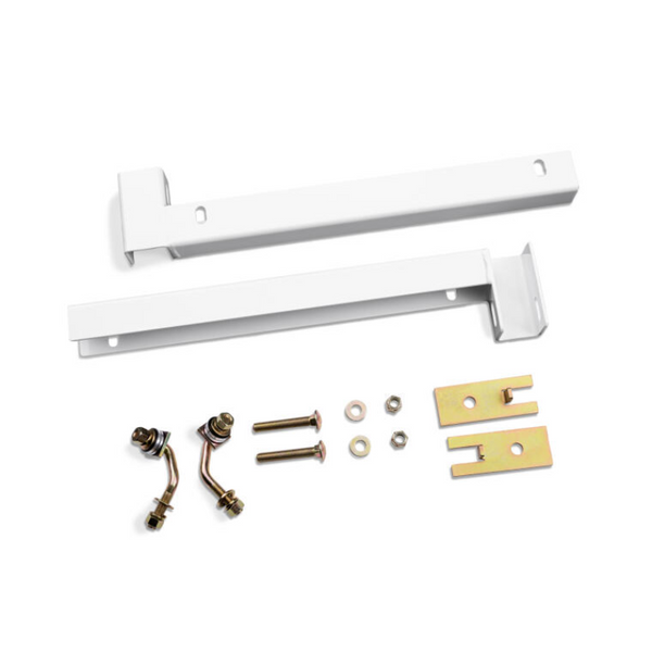 BACKRACK Hdw Kit; Toolbox 21in.; White; 17-24 Ford F250/F350/F450 Superduty Aluminum Body Model 30221TBW
