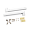 BACKRACK Hdw Kit; Toolbox 21in.; White; 17-24 Ford F250/F350/F450 Superduty Aluminum Body Model 30221TBW