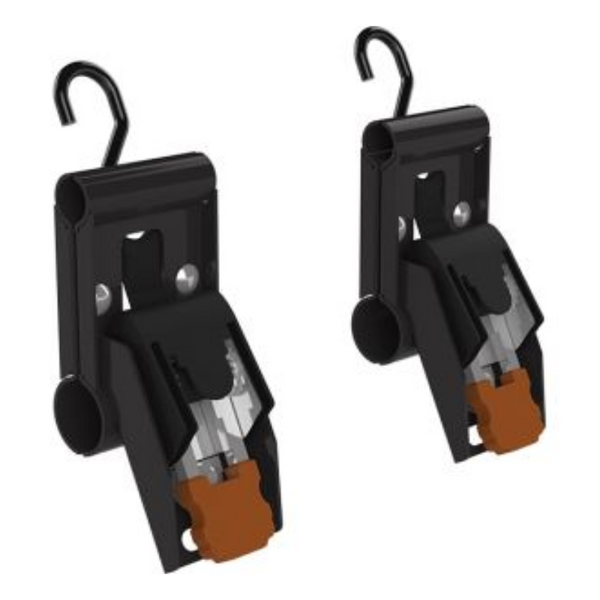 Holman Retractable Ratchet Straps - 1" W x 6' L - Pair Model 31503