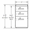 Holman Steel 3 Long Heavy-Duty Drawer Model 40250