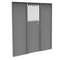 Holman Partition - Perforated Door / Solid Sides- Sprinter Std Roof, NV High Roof, ProMaster Std/High/Super High Roof Model 40653