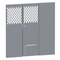 Holman Partition - Dog Door - Sprinter Std Roof, NV High Roof, ProMaster Std/High/Super High Roof Model 40655