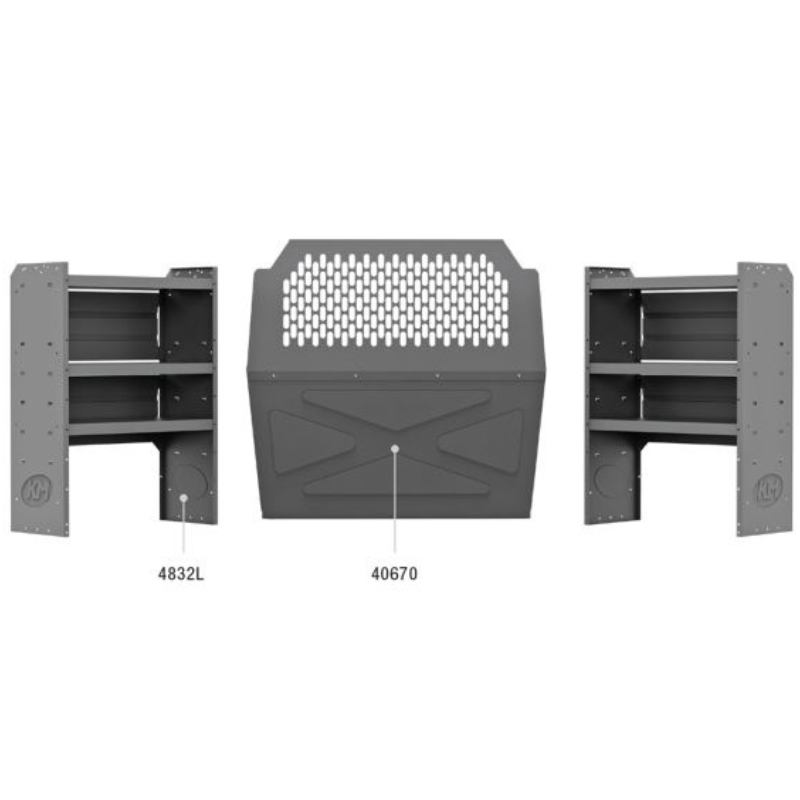 Holman Commercial Van Package 43" H Shelves Ford Transit Connect Model 40TCL