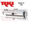 RKI Side Mount Truck Tool Box White Steel Model 43S
