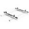 Holman Drop Down HD Aluminum Ladder Rack Kit Double ProMaster High Roof Model 4PHADD