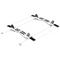 Holman Drop Down Ladder Rack Kit Double Ram ProMaster High Roof Model 4PHSDD