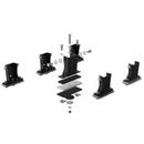 Holman Van Cargo Rack PRO III Kit Black Steel 1000 lb. Capacity Fits Mercedes Sprinter Model 4SLSMR