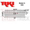 RKI Side Mount Truck Tool Box White Steel Model 50S