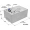 RDS 18 Gallon General Purpose Tank Bright Aluminum Mill Finish 24.25X16.38X10.38 Model # 59044