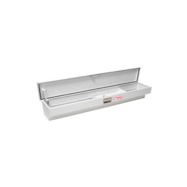 RKI Side Mount Truck Tool Box White Steel Model 61SW