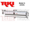RKI Side Mount Truck Tool Box Slant Top White Steel Model 67STS