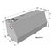 RDS 63 Gallon Auxiliary Fuel Tank Bright Aluminum 50X18X19 Model # 71783