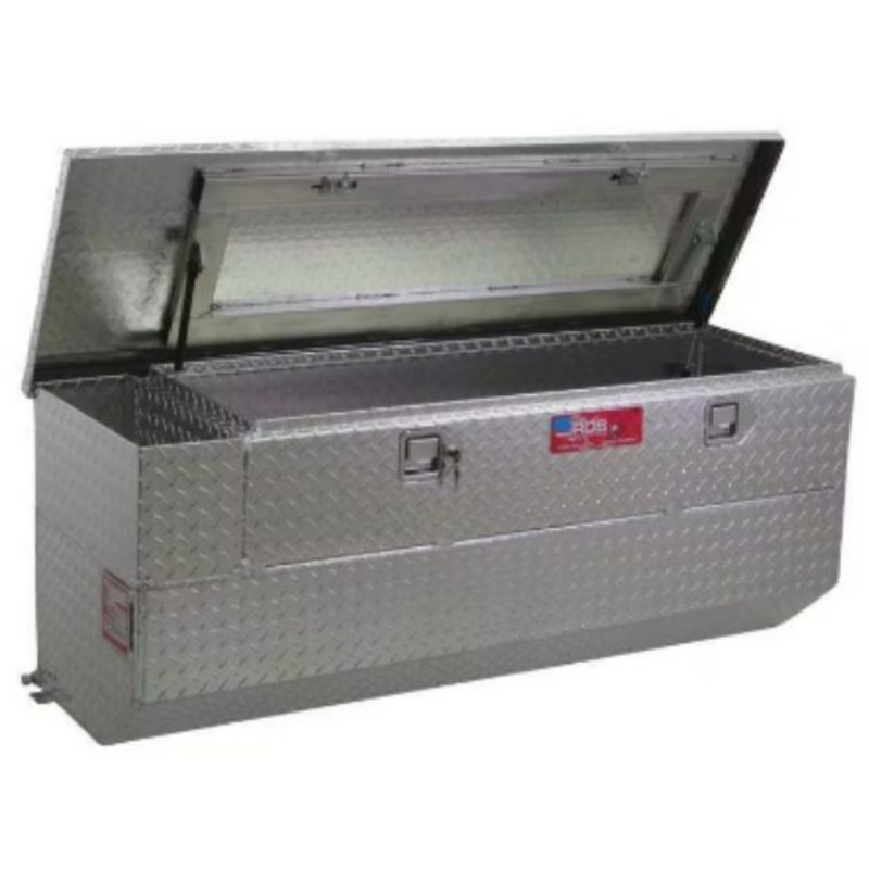 RDS 41 Gallon Auxiliary Tank & Toolbox Combo Bright Aluminum 55X18X21.75 Model