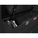 RDS 60 Gallon Transfer Tank & Toolbox Combo With 8 GPM Pump Black Aluminum 55X20X22.75 Model