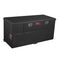 RDS 50 Gallon Transfer Tank & Toolbox Combo With 8 GPM Pump Black Aluminum 48X20X22.75 Model # 74724PC