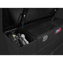 RDS 50 Gallon Transfer Tank & Toolbox Combo With 8 GPM Pump Black Aluminum 48X20X22.75 Model