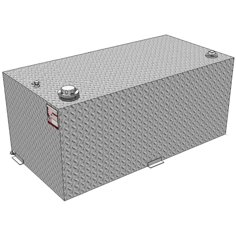 RDS 95 Gallon Rectangular Transfer Tank Bright Aluminum 48X24X20.5 Model