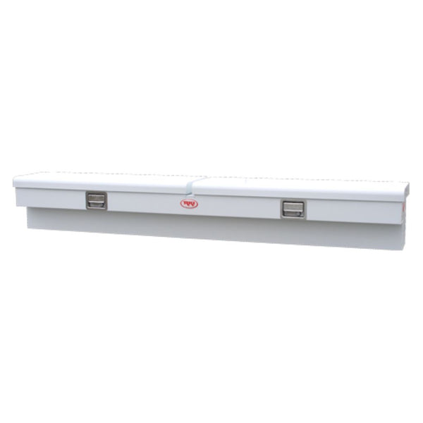 RKI Side Mount Truck Tool Box White Steel Model 88S