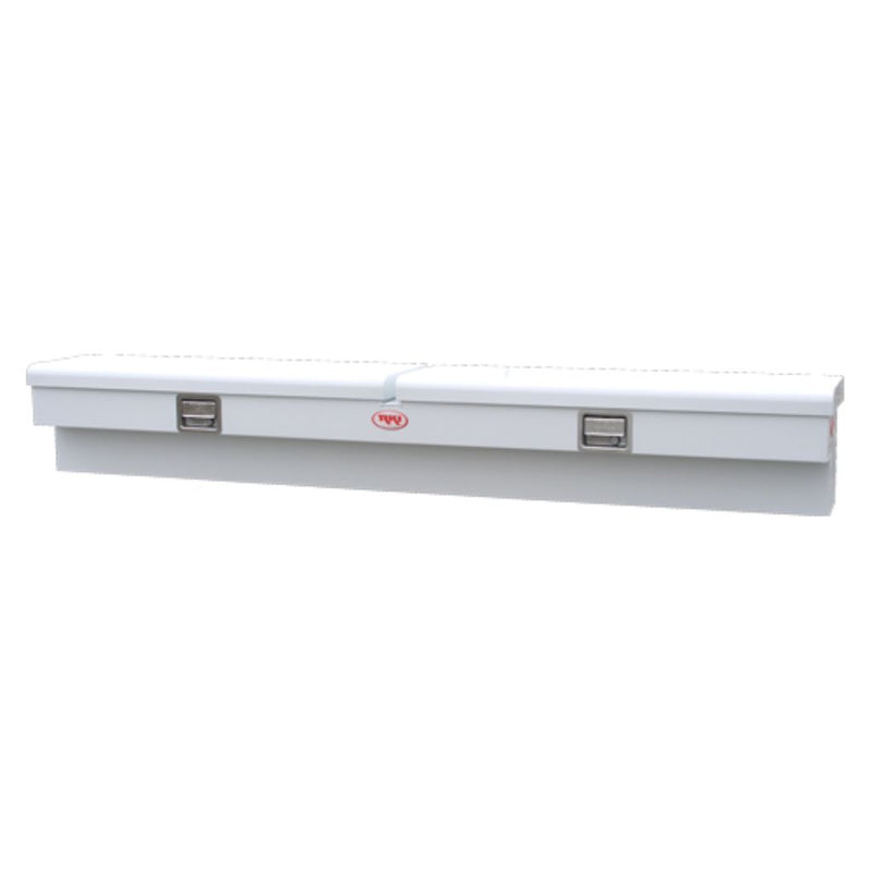 RKI Side Mount Truck Tool Box White Steel Model 88S