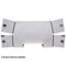 Buyers Products 55X48X85 White Steel L-Pack Backpack Truck Box With Offset Floor Model BP855548W