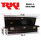 RKI Crossover Truck Tool Box C-Series Low Profile Matte Black Diamond Tread Aluminum Model C63LPAB