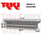 RKI Crossover Truck Tool Box C-Series Low Profile Narrow Diamond Tread Aluminum Model C63LPNA
