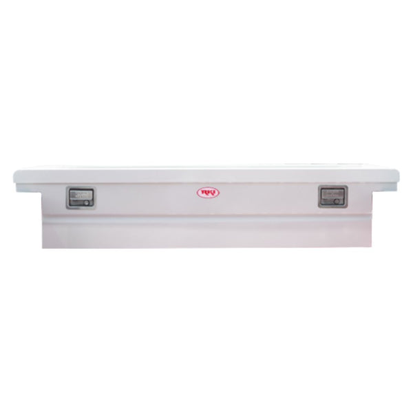 RKI Crossover Truck Tool Box C-Series Low Profile Deep White Steel Model C63LPD