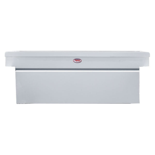 RKI Crossover Truck Tool Box C-Series Wide Deep White Steel Model C63WD
