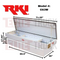 RKI Crossover Truck Tool Box Wide C-Series White Steel Model C63W