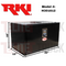 RKI Underbody Truck Box 30x16x12 H-Series 14 Gauge Black Steel Model # H301612