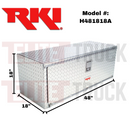RKI Underbody Truck Box 48x18x18 H-Series Aluminum Model