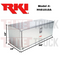 RKI Underbody Truck Box 48x18x18 H-Series Aluminum Model # H481818A