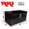 RKI Underbody Truck Box 48x24x24 H-Series 14 Gauge Black Steel Model # H482424