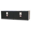 RKI Underbody Truck Box 60x18x18 H-Series 14 Gauge Black Steel Two Doors Model