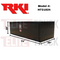RKI Underbody Truck Box 72x18x24 H-Series 14 Gauge Black Steel Model # H721824