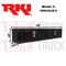 RKI Underbody Truck Box 96x18x18 H-Series 14 Gauge Black Steel Two Doors Model # H961818-2