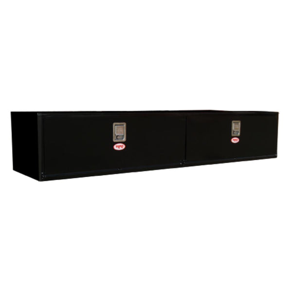 RKI Underbody Truck Box 96x18x24 H-Series 14 Gauge Black Steel Two Doors Model # H961824-2