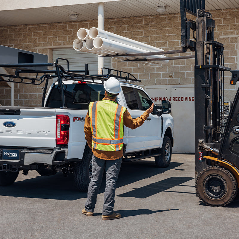 Holman Pro Rack Full Kit - Select Full-Size Trucks, 24" H Cab, Forklift Loadable, Long Bed, Crew Cab Model 2FSF8C