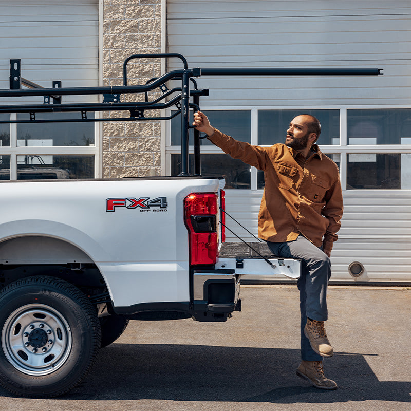 Holman Pro Rack Full Kit - Select Full-Size Trucks, 24" H Cab, Forklift Loadable, Long Bed, Crew Cab Model 2FSF8C