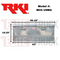 RKI Chest Truck Tool Box M-Series Diamond Tread Aluminum Model M45-1NMA