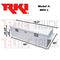 RKI Chest Truck Tool Box M-Series White Steel Model M60-1