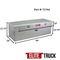 RDS 60 Gallon Auxiliary Tank & Toolbox Combo Bright Aluminum 55X20X22.75 Model # 72744