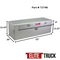 RDS 91 Gallon Auxiliary Tank & Toolbox Combo Bright Aluminum 55X30X22.25 Model # 72748