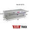 RDS 90 Gallon Auxiliary Tank & Toolbox Combo Bright Aluminum 55X24X22.25 Model # 72772
