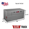 RDS 50 Gallon Transfer Tank & Toolbox Combo With 8 GPM Pump Bright Aluminum 48X20X22.75 Model # 74724