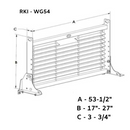 RKI Headache Rack Cab Protector For Service Body White Steel Model