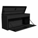 RKI Chest Box With Top Opening Lid 48x20x14 Black 14 Gauge Steel Model UST48CB